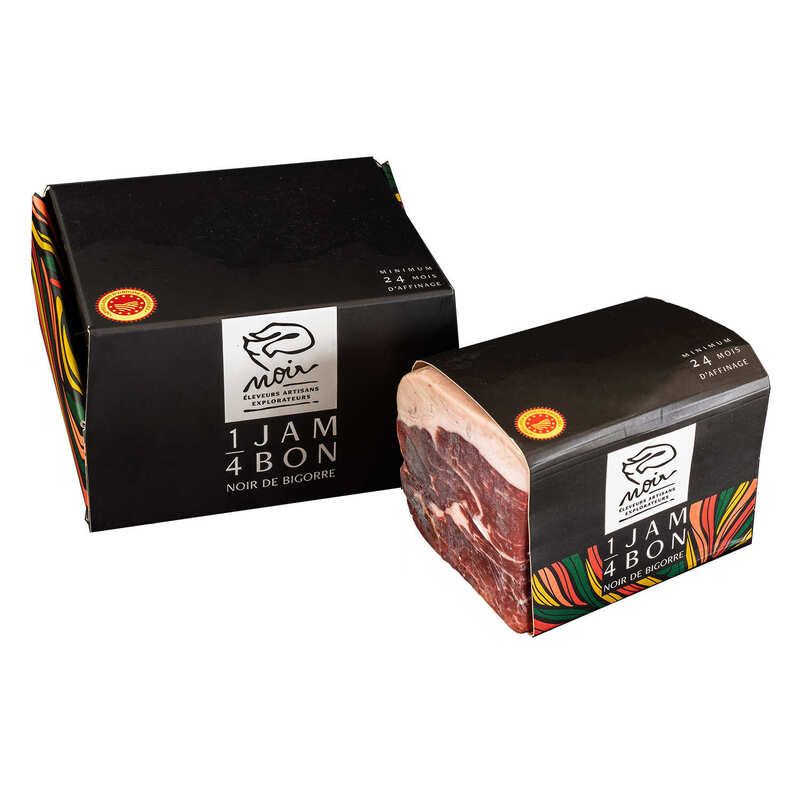 Jambon sec de porc noir de Bigorre AOP 24 mois ±500g