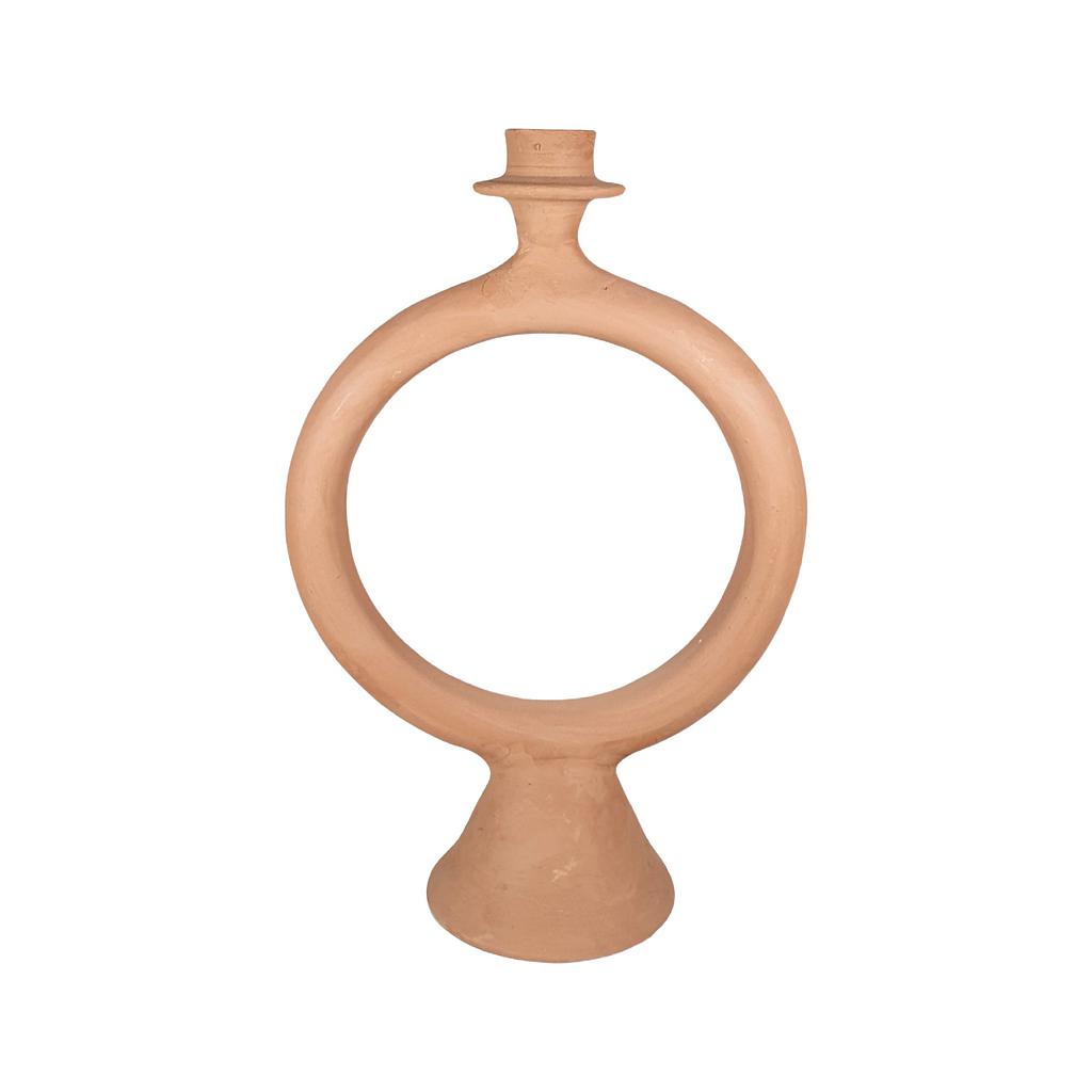 BOUGEOIR ANNEAU FINITION BRUTE NATUREL