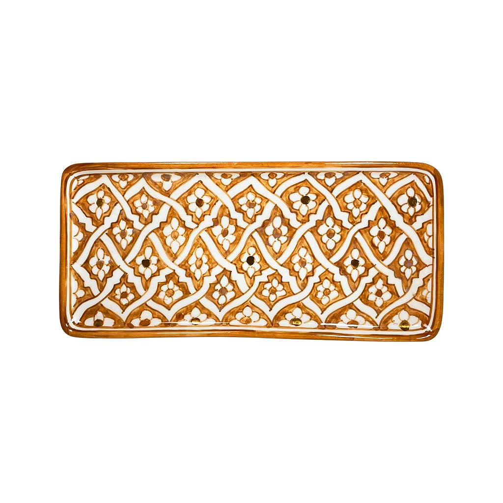 Plat à cake Fassia sahara gold