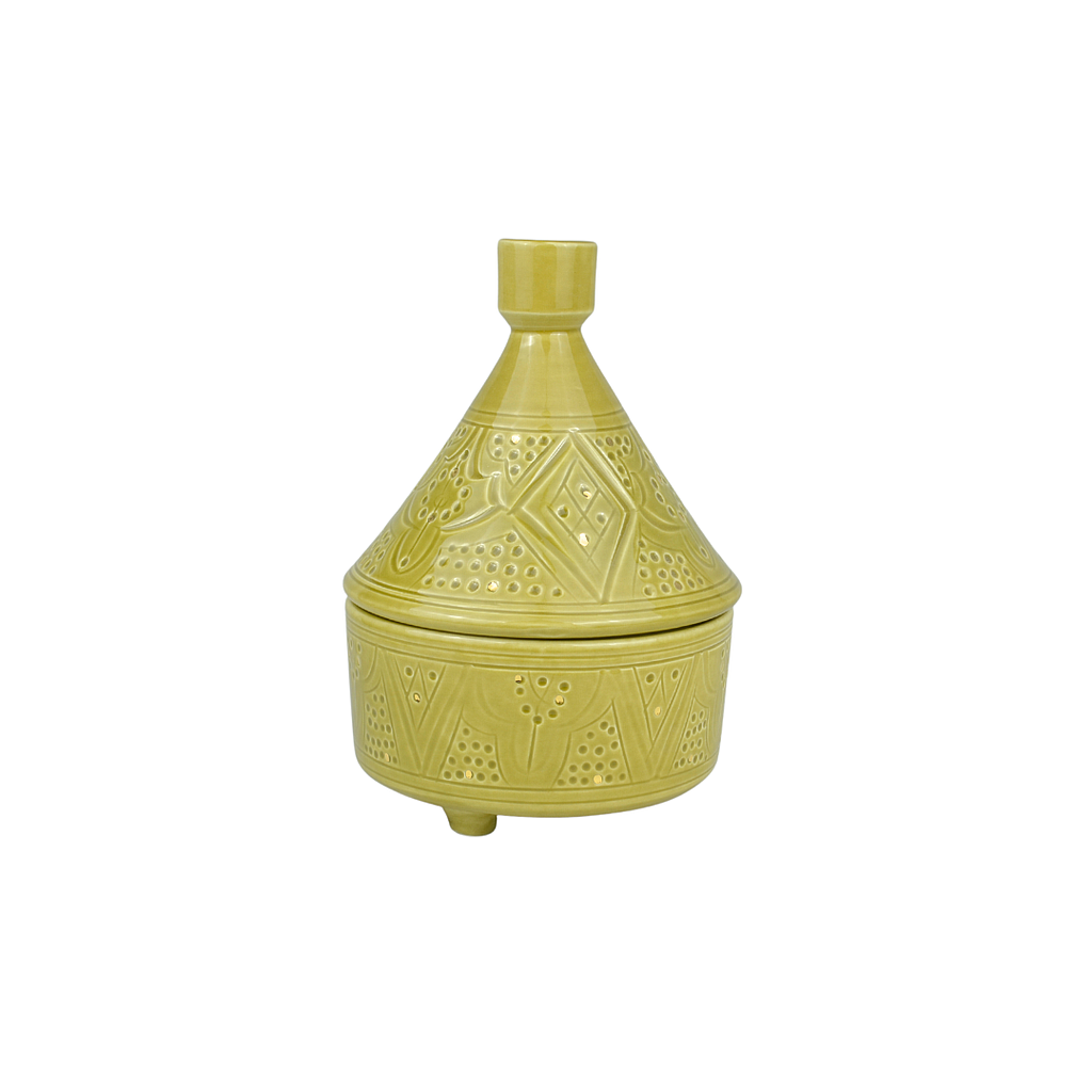 Boîte tajine Empreinte kaki gold