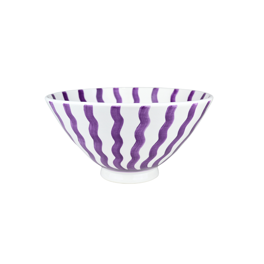 Bol conique Vague lilas