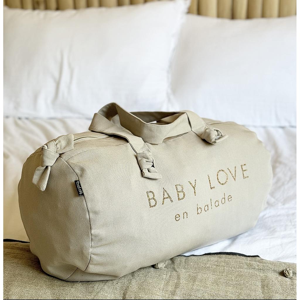 Sac Polochon - Mastic  - Baby Love en balade