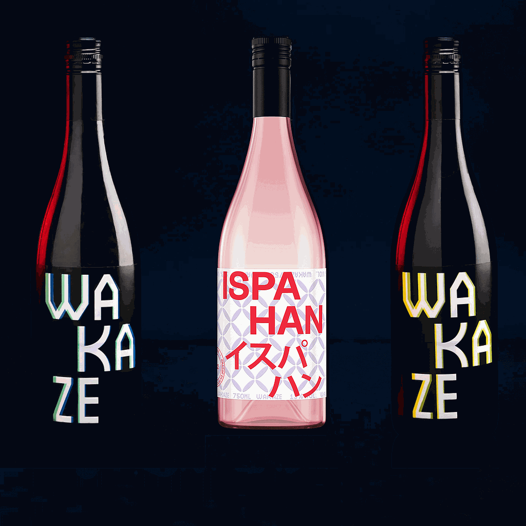 Trio de saké Ispahan, Yuzu, Nigori