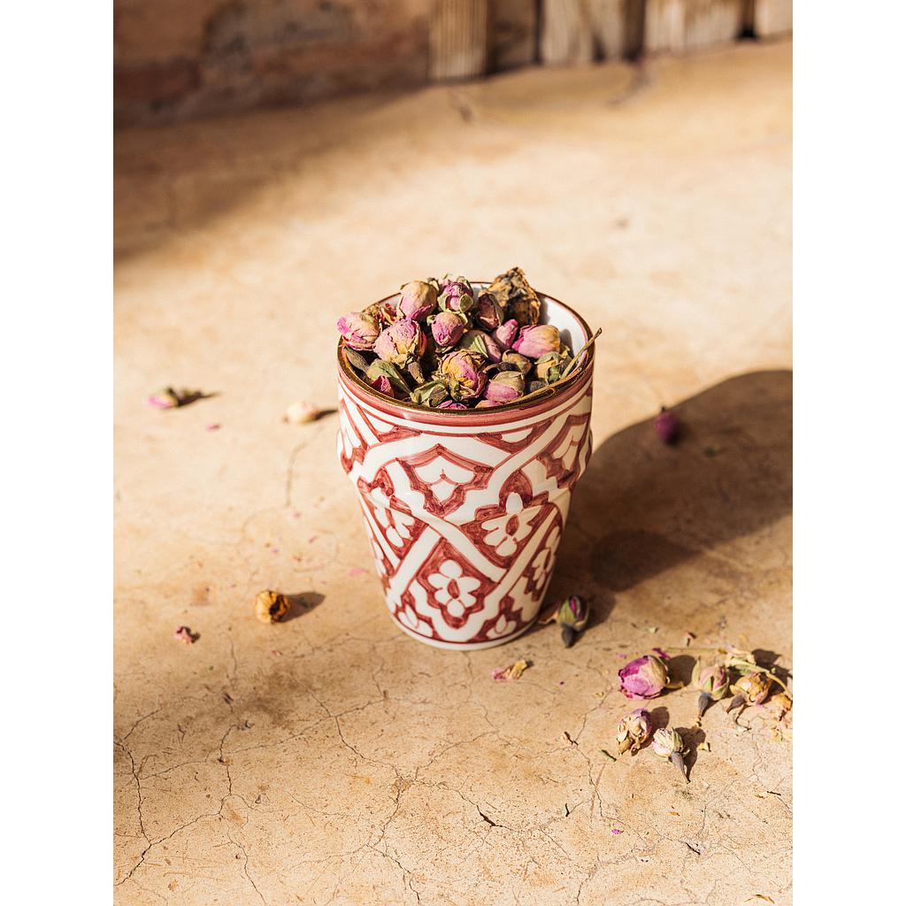 Grande tasse beldi Fassia aubergine gold