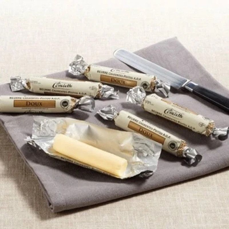 Beurre doux - papillote La Conviette 15x10g