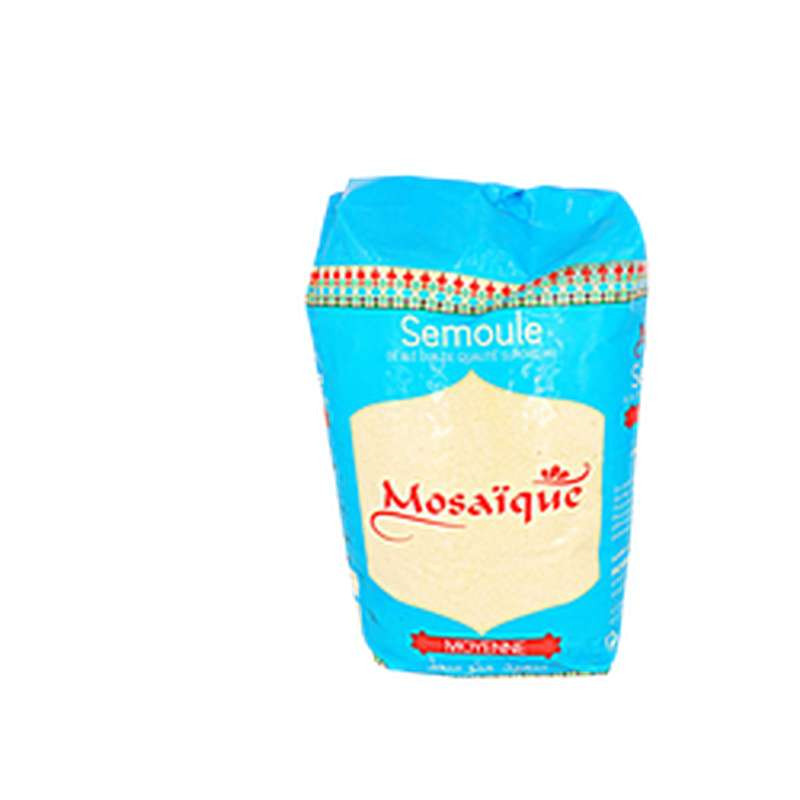 SEMOULE BLE DUR MOYENNE 1KG (MOSAIQUE )