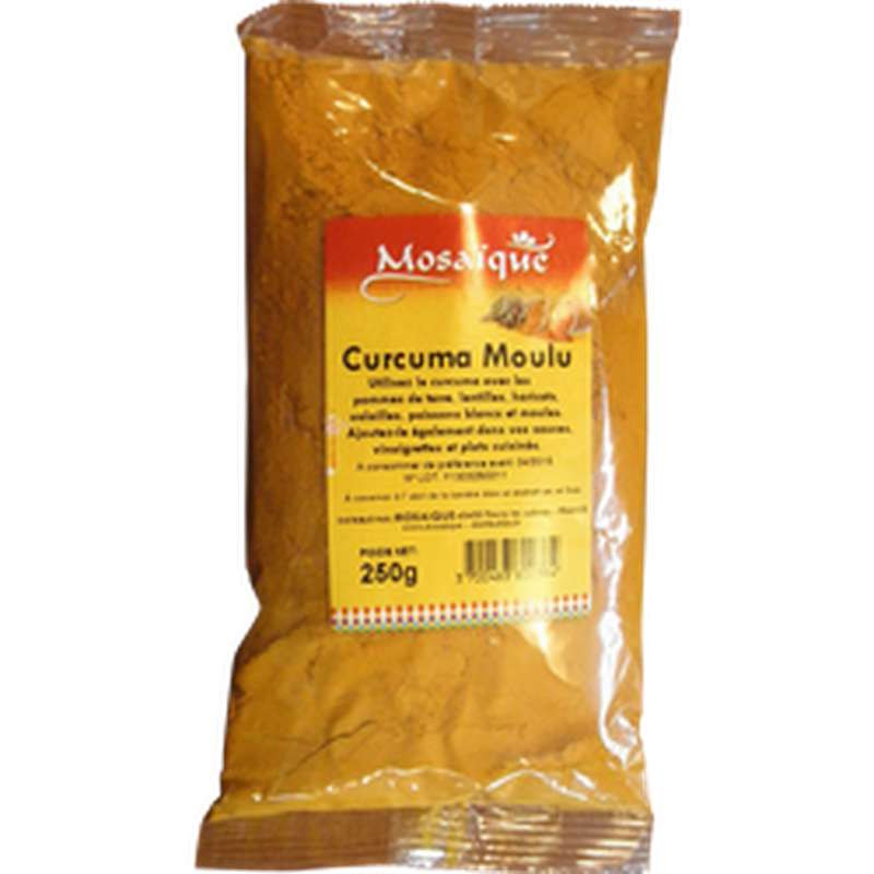 Curcuma moulu 250 gr (Mosaïque)