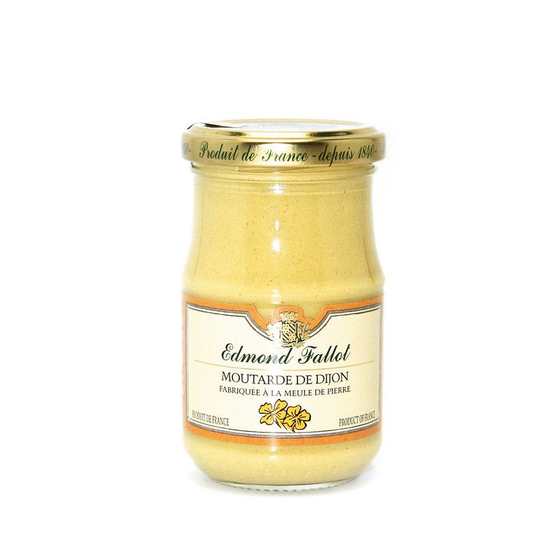 Moutarde de Dijon fabriquée à la meule de pierre - 210g