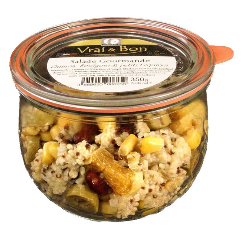 Salade gourmande de quinoa, boulgour et petits légumes - 350g