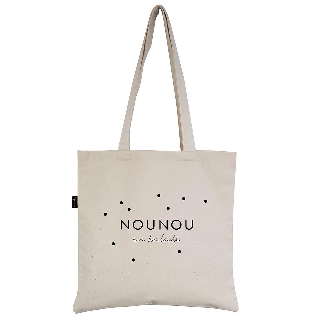 Tote-Bag écru Nounou en balade
