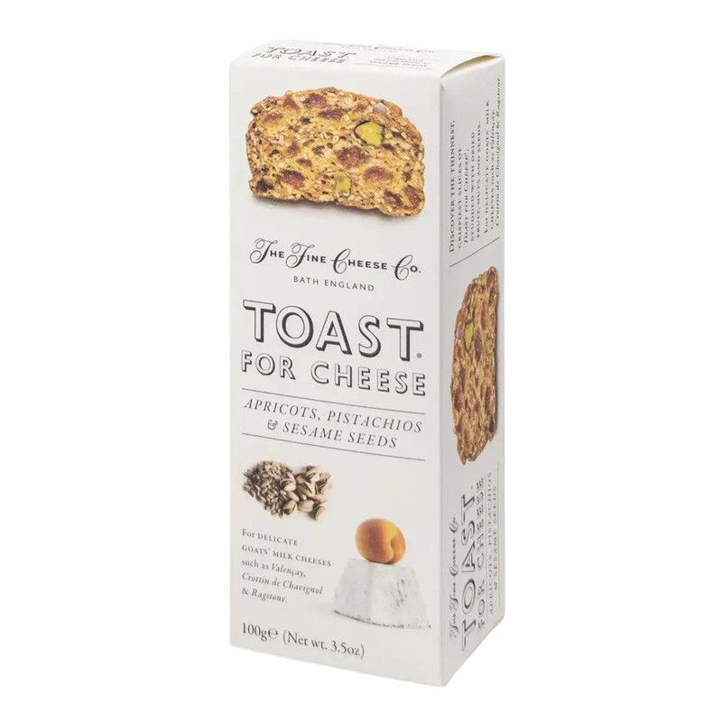 Toast For Cheese® abricot, pistache et graines de sésame - 100g