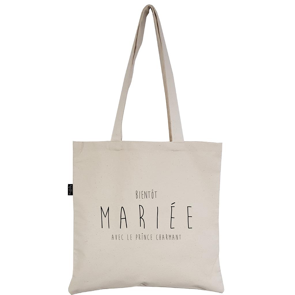 Tote-Bag écru Bientôt Mariée !